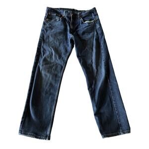 Levis 505 Jeans Mens 34x29 Dark Wash Denim Pants Cotton Blue Y2k Levi’s